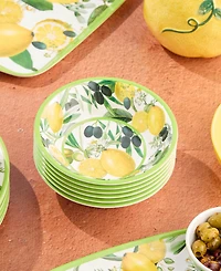 Certified International Limone Melamine 6-Pc. All-Purpose Bowls, Service For 6