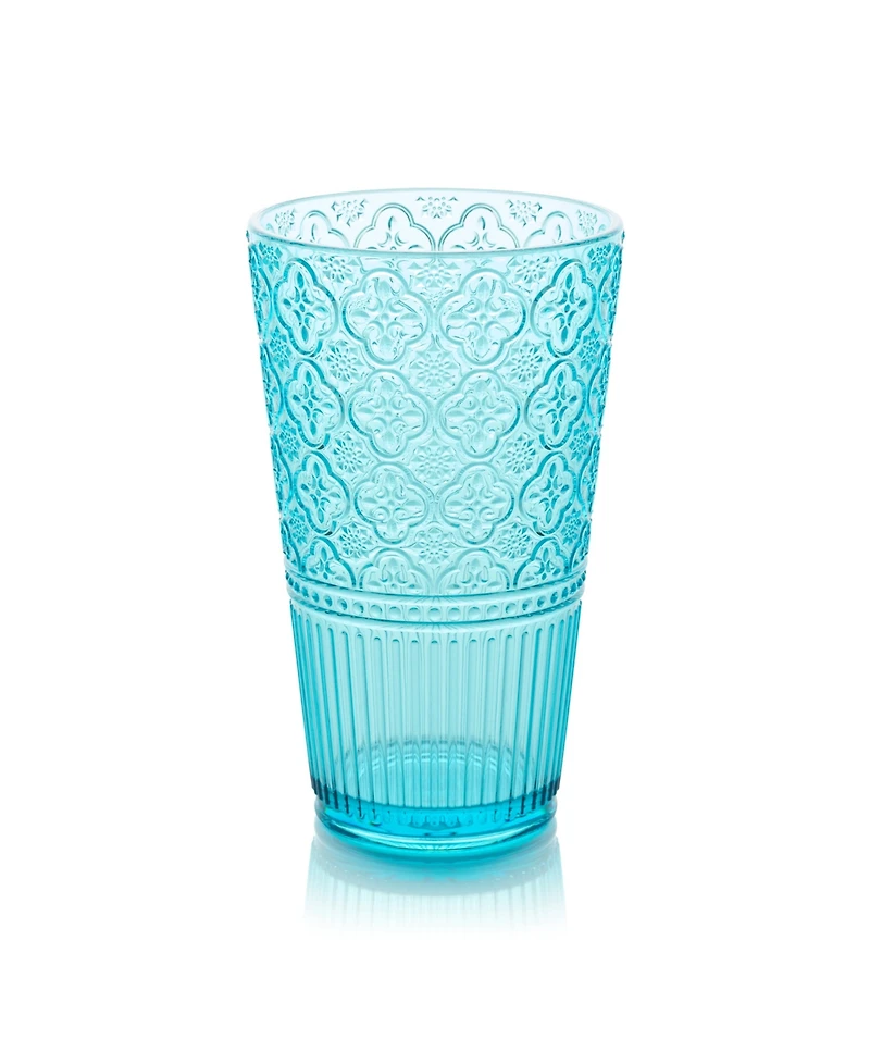 Certified International Victoria Acrylic Ice Tea Glasses