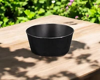 10" Red Recycled Plastic Indoor Outdoor Round Pot Planter
