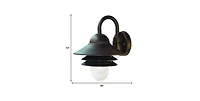 Three Tier Lamp Shade Outdoor Wall Light for Porch Patio or Entryway