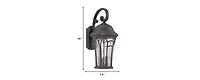 Bronze Tapered Goblet Wall Light