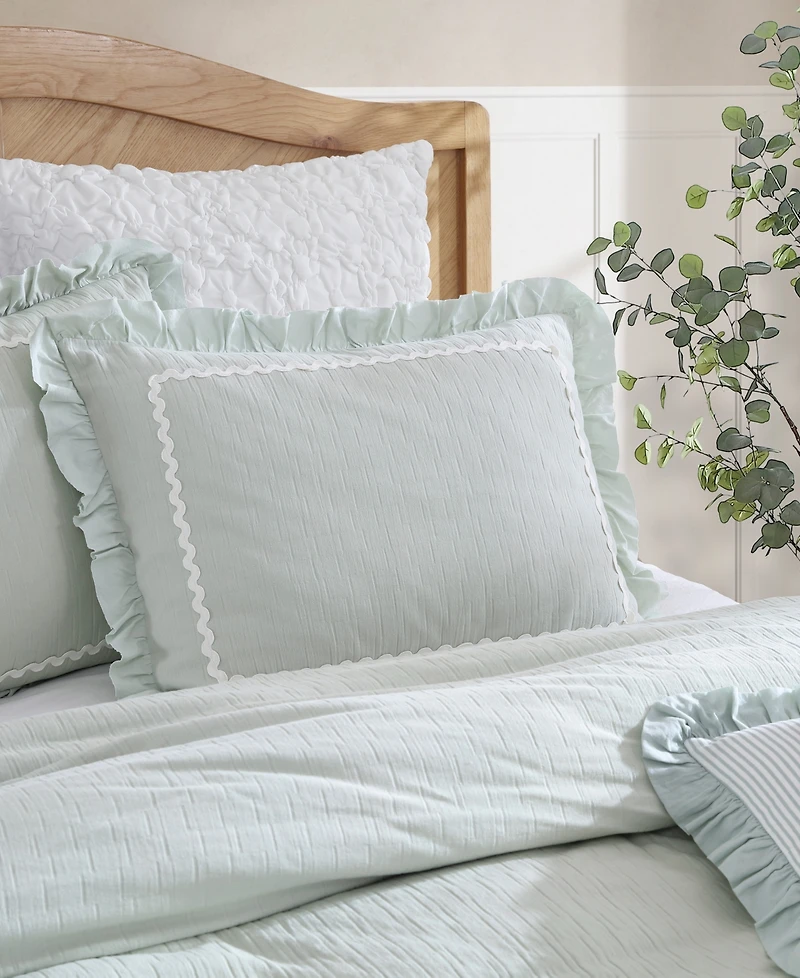 Chf Rene Ruffle 3-Pc. Duvet Cover Set, Full/Queen
