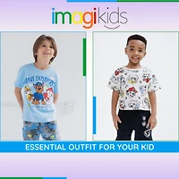 Paw Patrol Boys T-Shirt and French Terry Shorts Outfit Set