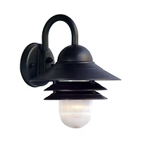 Outdoor Wall Light with Three-Tier Lamp Shade – Stylish Lighting for Exterior Spaces