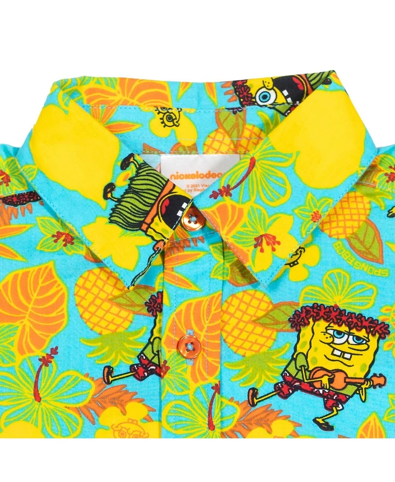 SpongeBob SquarePants Toddler Boys Button Down Dress Shirt