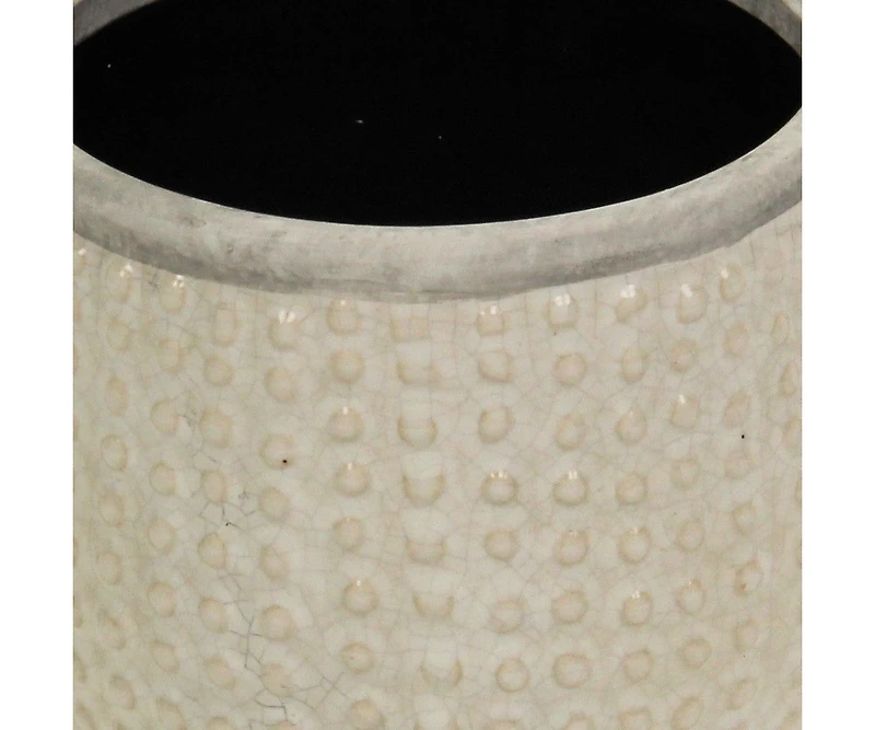 Dot Ceramic Round Pot Planter – Indoor & Outdoor Decorative Plant Pot