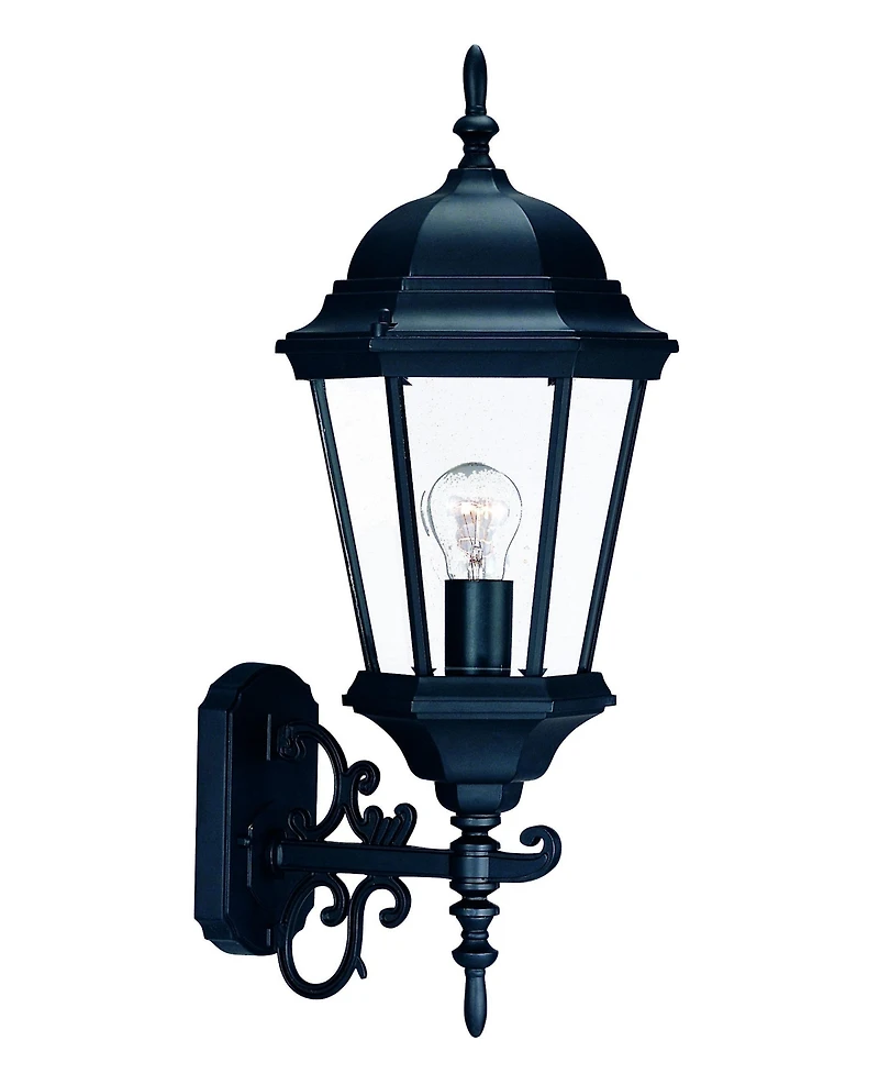 Domed Glass Lantern Wall Light for Entryway Patio or Hallway