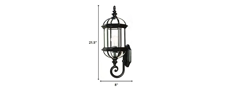 Cylindrical Lantern Wall Light for Entryway Hallway or Patio
