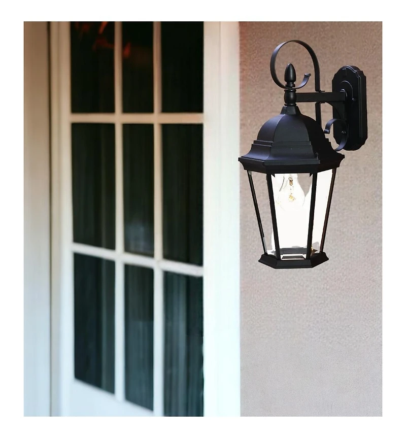 Vintage Swing Arm Hanging Lantern Wall Sconce for Ambient Lighting