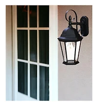 Vintage Swing Arm Hanging Lantern Wall Sconce for Ambient Lighting