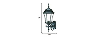 Ornamental Carousel Hanging Wall Light – Charming Lighting for Outdoors