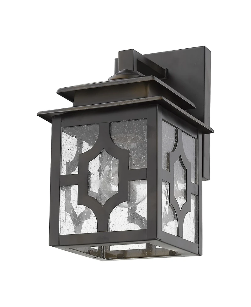 Outdoor Lantern Wall Light Fixture for Porch and Entryway Lighting