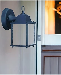 Hanging Waterfall Glass Lantern Wall Light – Elegant Outdoor Lighting for Porch & Patio