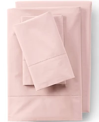 Lands' End 300 Thread Count Cotton Percale Bed Sheet Set