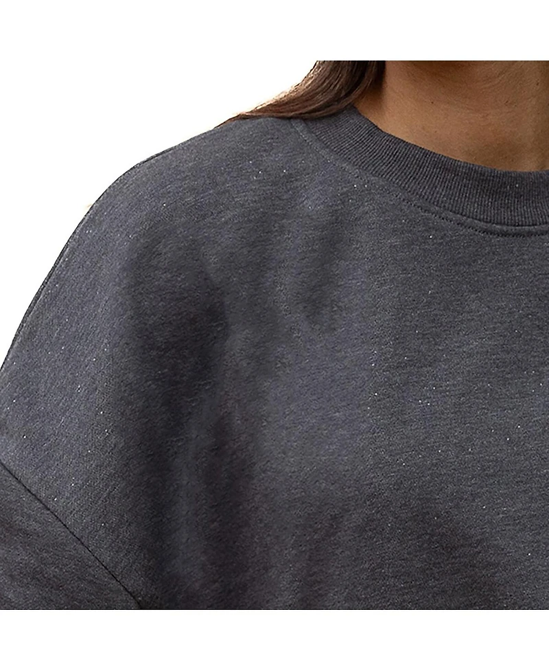 Gameday Couture Women's Charcoal Texas Longhorns Premium Fleece Pullover Sweatshirt
