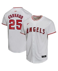 Nike Big Boys and Girls Travis d'Arnaud White Los Angeles Angels Home Game Player Jersey