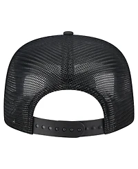 New Era Men's Black Chicago Cubs Gummy Golfer Trucker Adjustable Hat