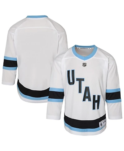 Outerstuff Big Boys and Girls White Utah Hockey Club Replica Jersey