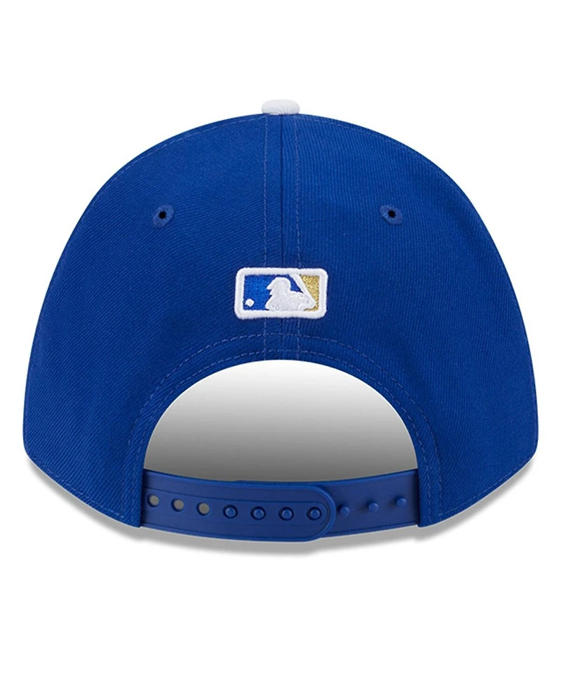 New Era Men's Royal Kansas City Royals Player Replica 9FORTY Adjustable Hat