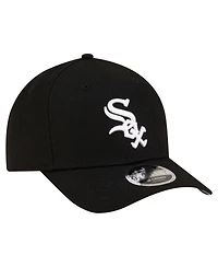 New Era Men's Black Chicago White Sox Player Replica 9FORTY Adjustable Hat