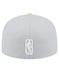 New Era Men's Gray/Green Boston Celtics Color Pack 2-Tone 59FIFTY Fitted Hat