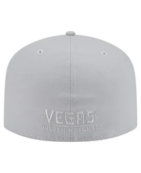 New Era Men's Gray Vegas Golden Knights Color Pack A-Frame 59FIFTY Fitted Hat