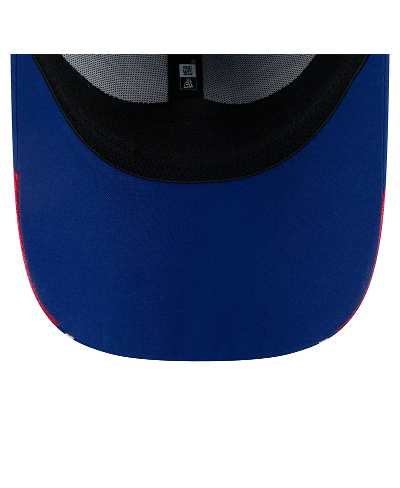 New Era Men's Blue York Rangers Linear Featherweight 39THIRTY Flex Hat
