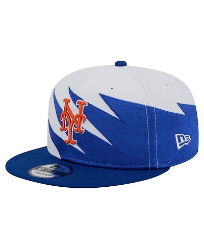 New Era Men's Royal/White New York Mets Jagged 9FIFTY Snapback Hat