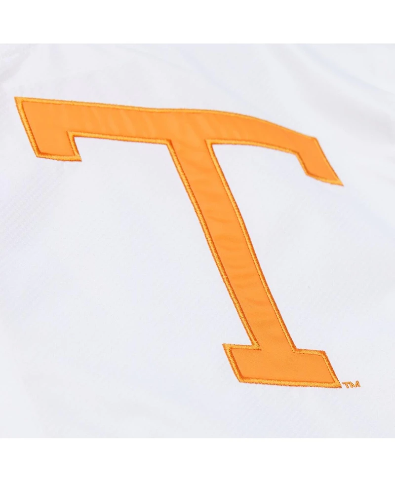 Mitchell & Ness Men's White Tennessee Volunteers Coaches Full-Snap Hoodie Jacket