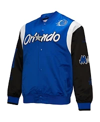 Mitchell & Ness Men's and Women's Blue Orlando Magic Vintage Team Origins Satin Full-Snap Jacket