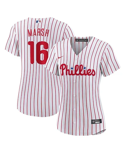 Nike Women's Brandon Marsh White Philadelphia Phillies Home Replica Jersey