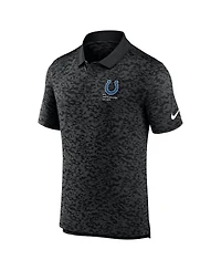 Nike Men's Black Indianapolis Colts Pique Fashion Performance Polo Shirt