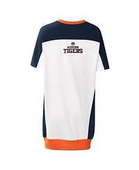 G-iii 4Her by Carl Banks Women's White Auburn Tigers Home Run T-Shirt Dress