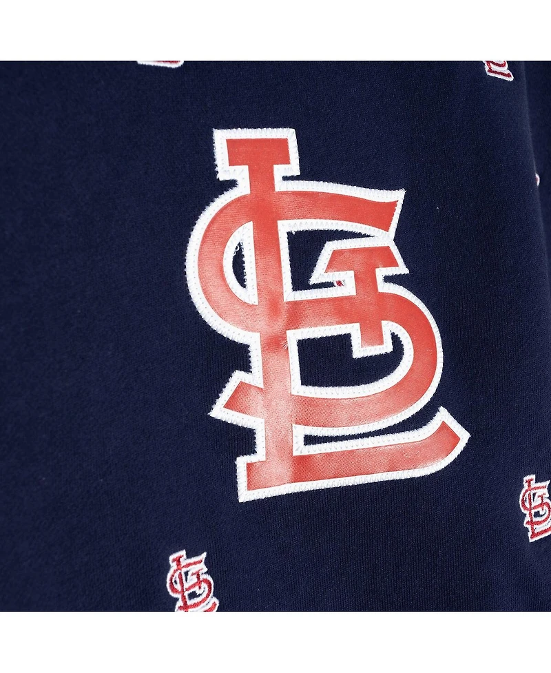 Mitchell & Ness Men's Navy St. Louis Cardinals Repeat Pullover Hoodie