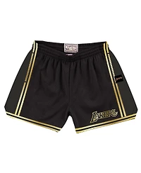 Mitchell & Ness Women's Black Los Angeles Lakers Hardwood Classics Golden Jump Shot Shorts