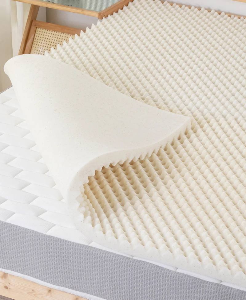 Payton 1" Convoluted Copper-Infused Memory Foam Mattress Topper