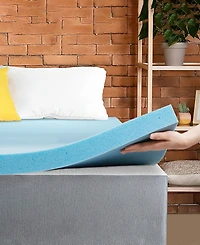 Payton 1" Gel Memory Foam Mattress Topper, Queen