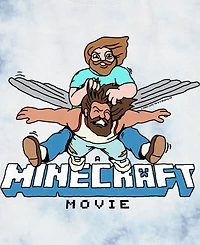 Fifth Sun Men's Minecraft Movie Winged Jason Short Sleeve T-Shirt