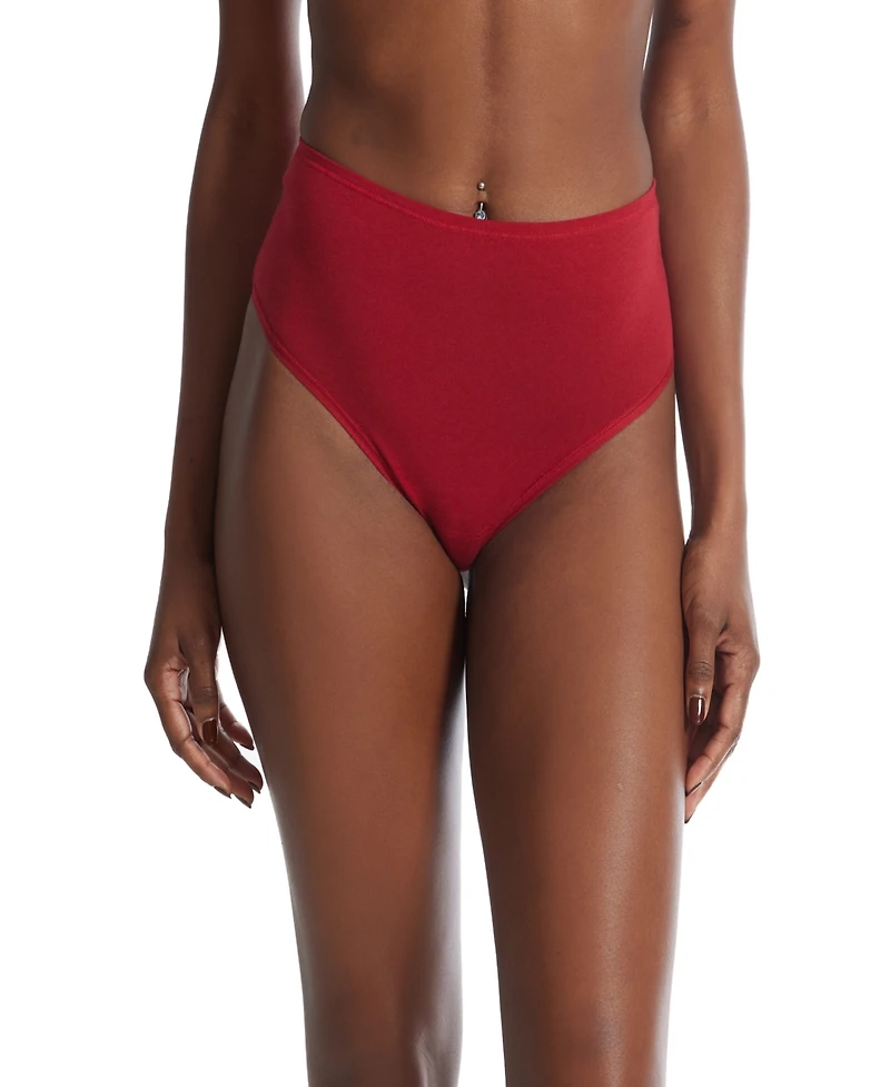 Hanky Panky Women's Play Stretch Hi-Rise Thong 3 Pack