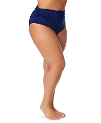 Anne Cole Plus High-Waist Bikini Bottoms