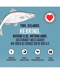Whole Fish: Herring - Dog Treat 9oz