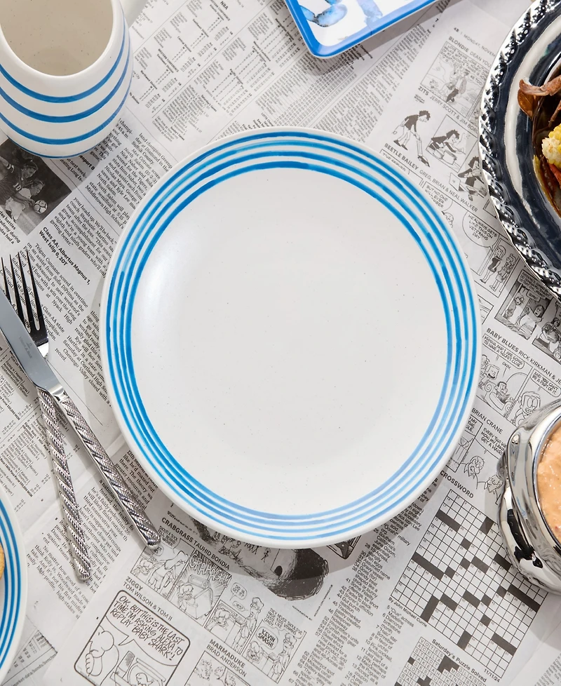 Certified International Dockside 4-Pc. Dinner Plates, Service For 4