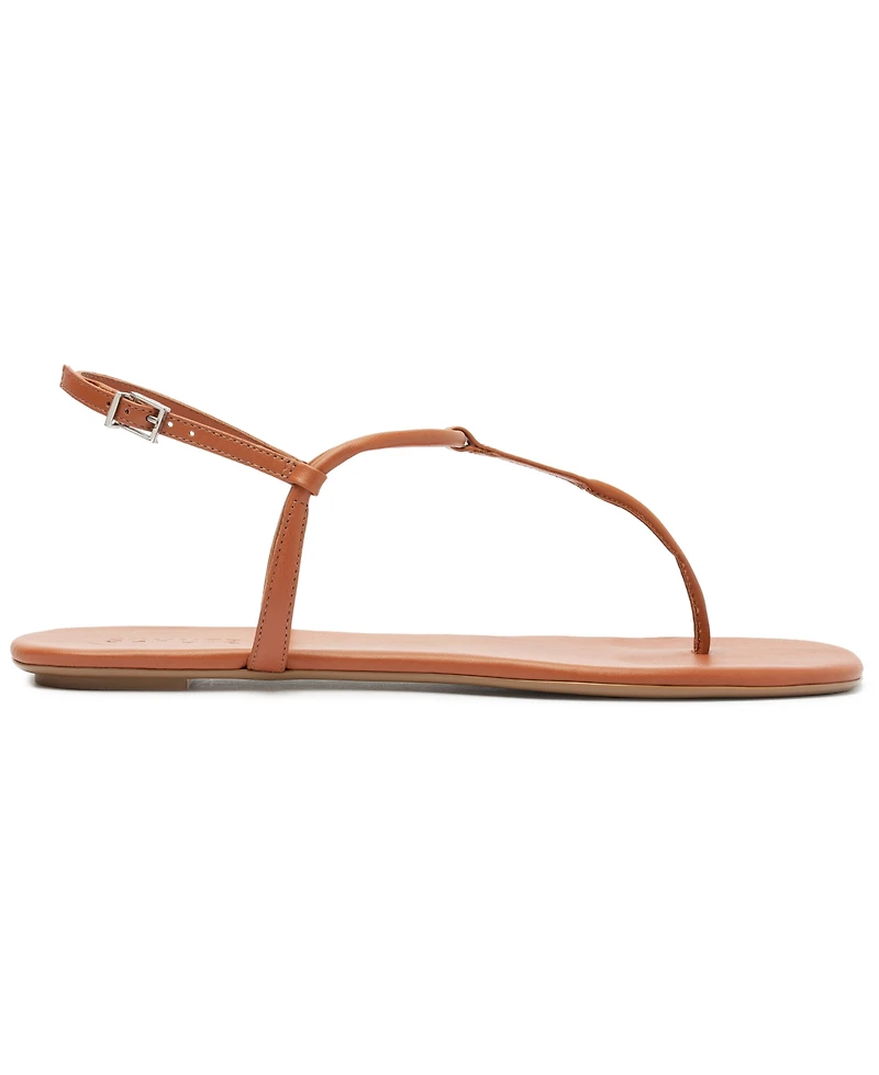 Schutz Women's Elsha Round Toe Flat Sandals
