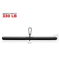 Sunny Health & Fitness Rotating Straight Bar Cable Attachment, Up to 330 LBs Support