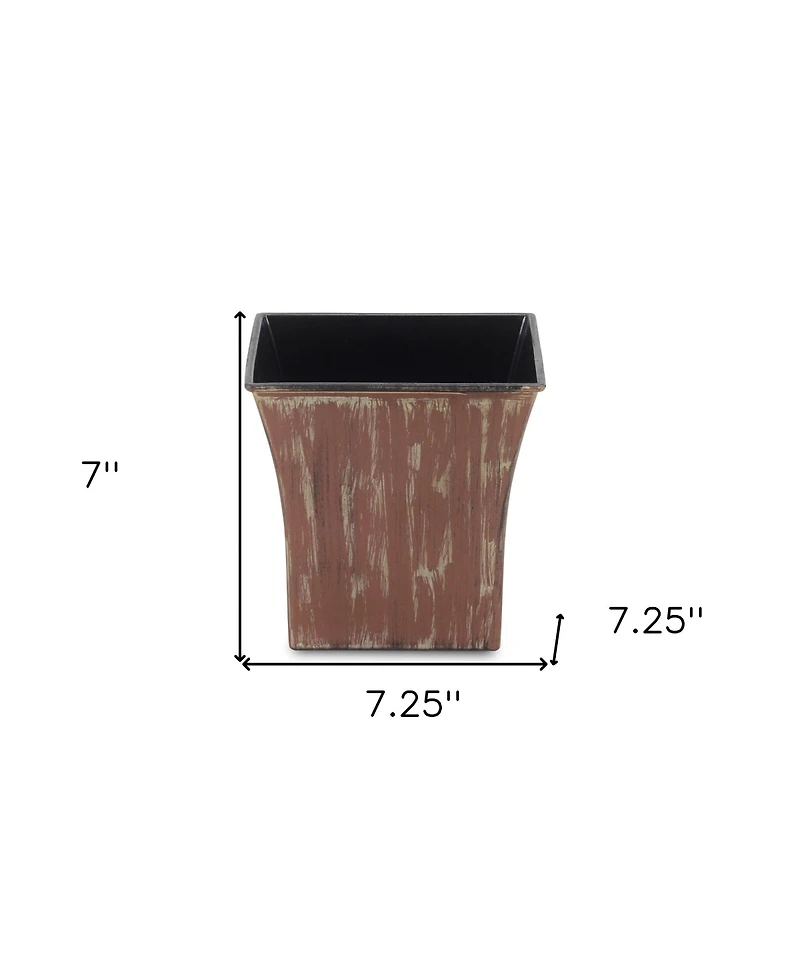 Sturdy Round Plastic Planter for Outdoor Patio and Indoor Spaces