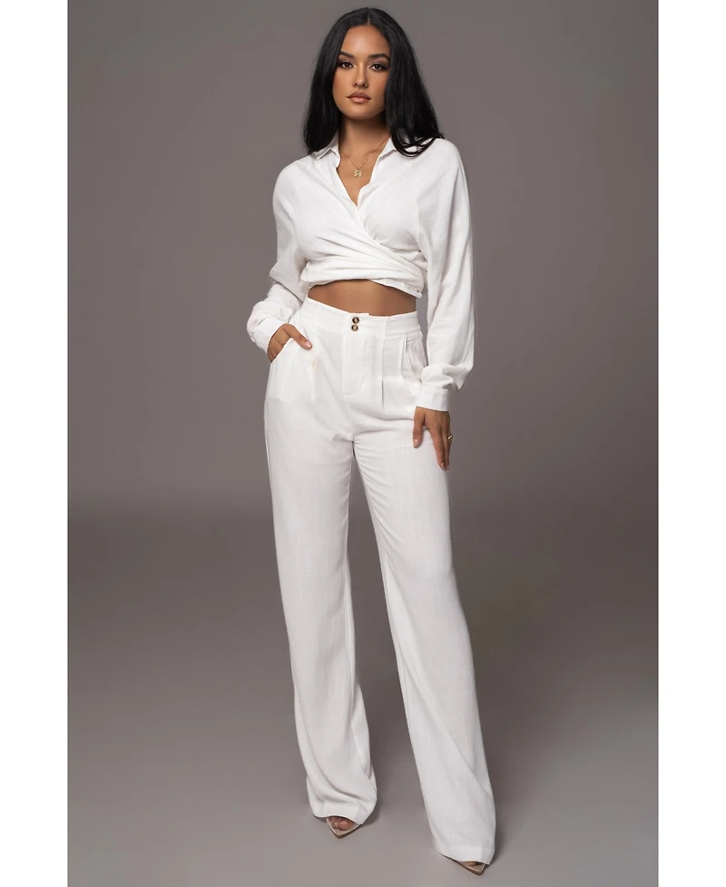 Jluxlabel Women's Thea Linen Pants