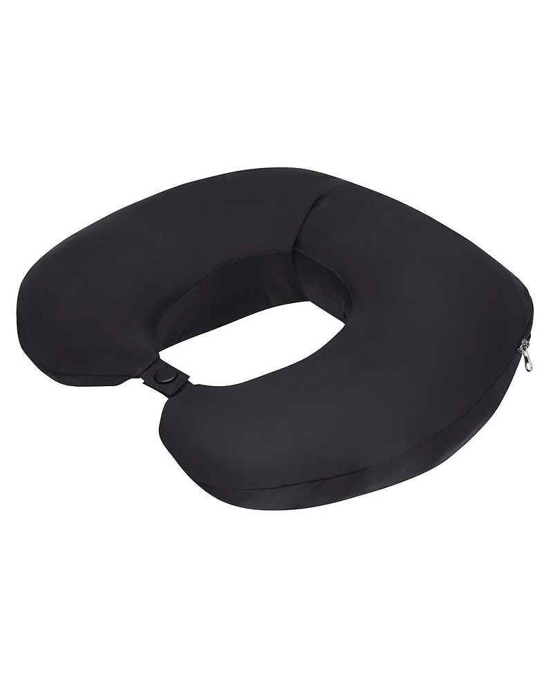 G-iii Sports by Carl Banks Men's Black Detroit Tigers Packable Neck Pillow Full-Zip Puffer Jacket