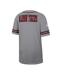 Colosseum Men's Gray Morehouse Maroon Tigers Free Spirited Baseball Jersey