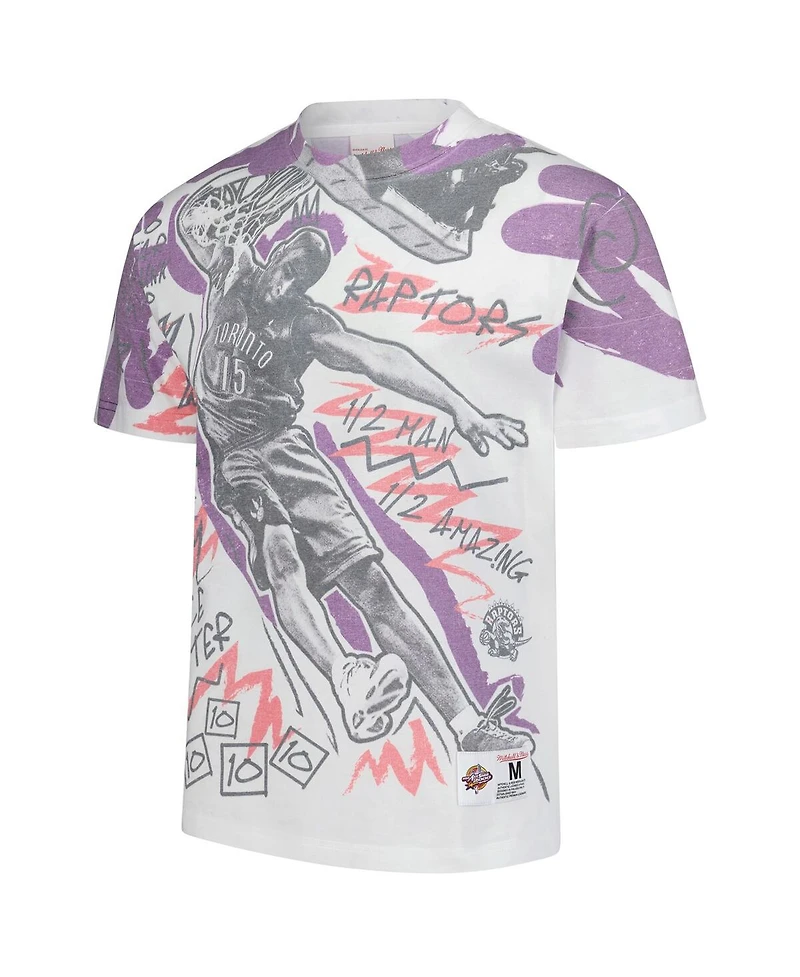 Mitchell & Ness Men's Vince Carter White 2000 Nba All-Star Game Showstopper T-Shirt