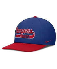 Nike Men's Royal/Red Texas Rangers Pro Performance Snapback Hat